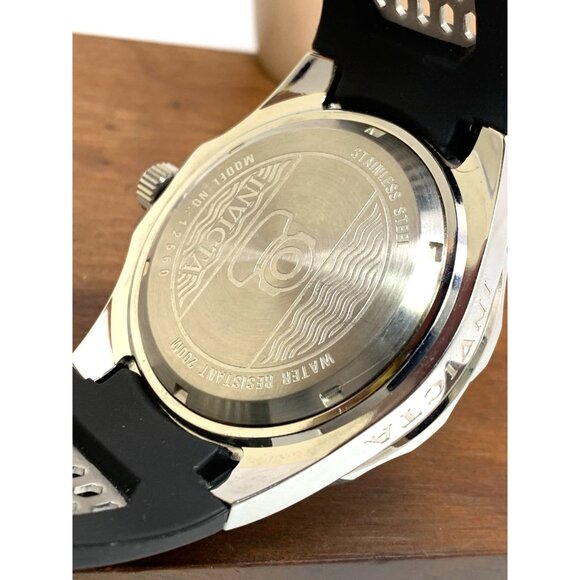 Invicta Men's Watch 12560 Pro Diver Quartz Black Dial Green Bezel Rubber Band - Picture 6 of 14